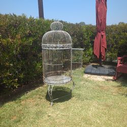 Metal Bird Cage 5 Foot Tall
