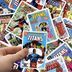 Tales of the Teen Titans Comic Book Stickers 40 Piece