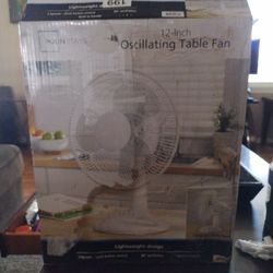 12 oscillating fan