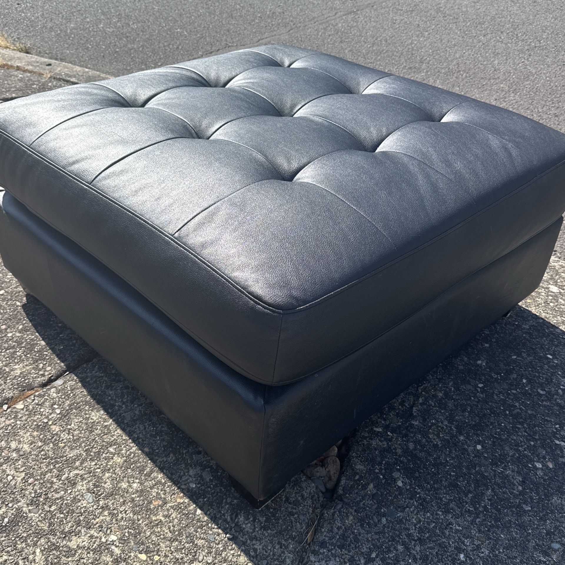 Black Ottoman