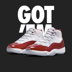 Size 8.5-Jordan  11 “Cherry Red”