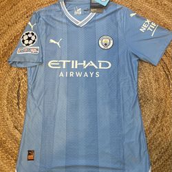 Manchester City 23/24 Soccer Jersey Champions League Edition