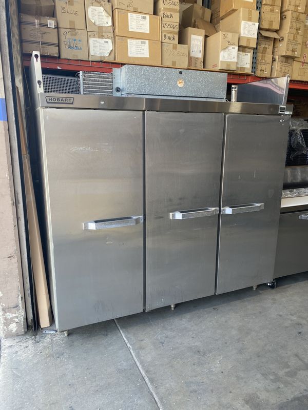 Hobart Commercial Three Door Refrigerator Used for Sale in Colton, CA