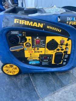 Firman gas & propane generator