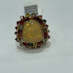 LADIES RING 14KT YELLOW GOLD 