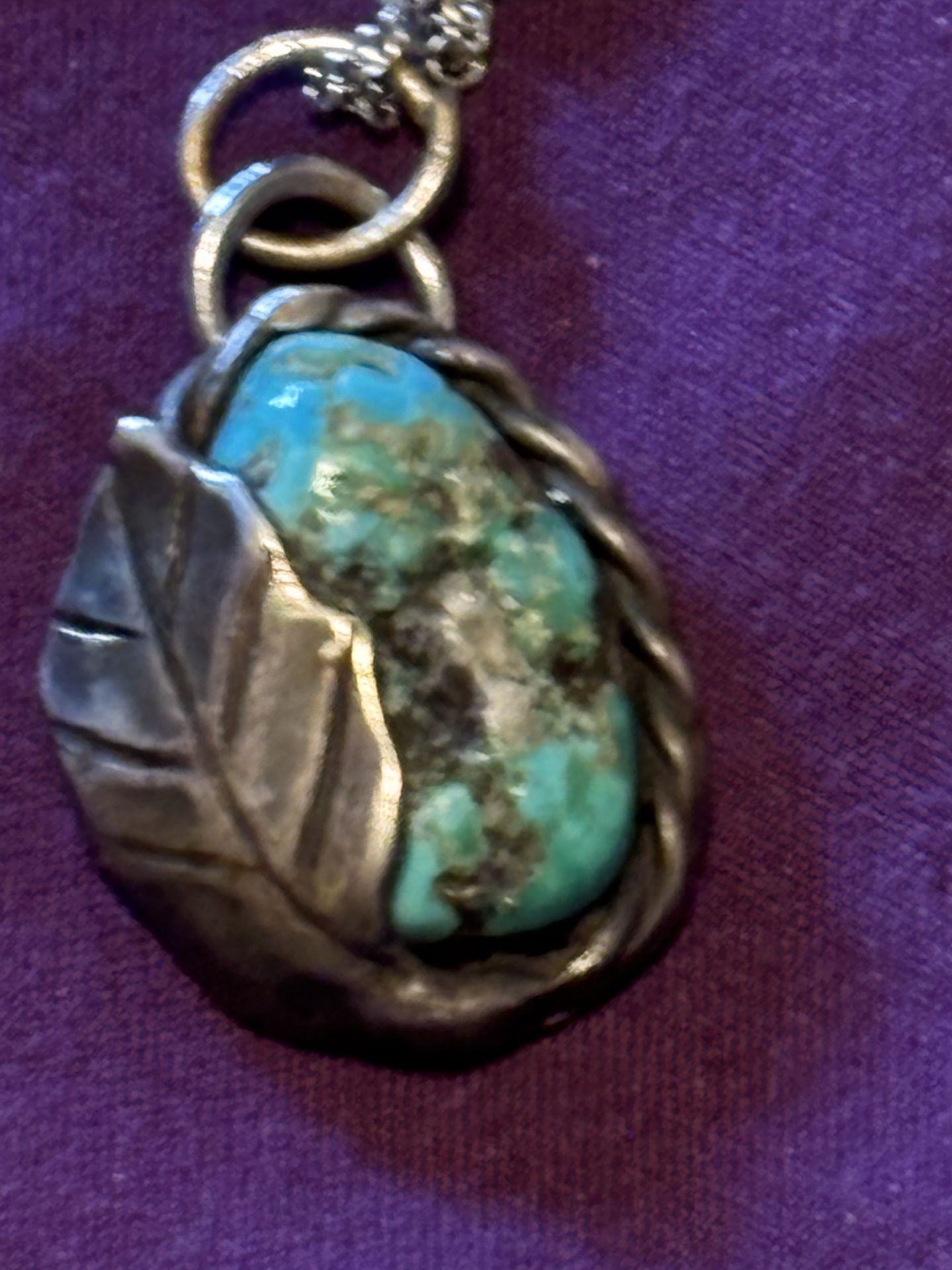 Vintage turquoise pendant