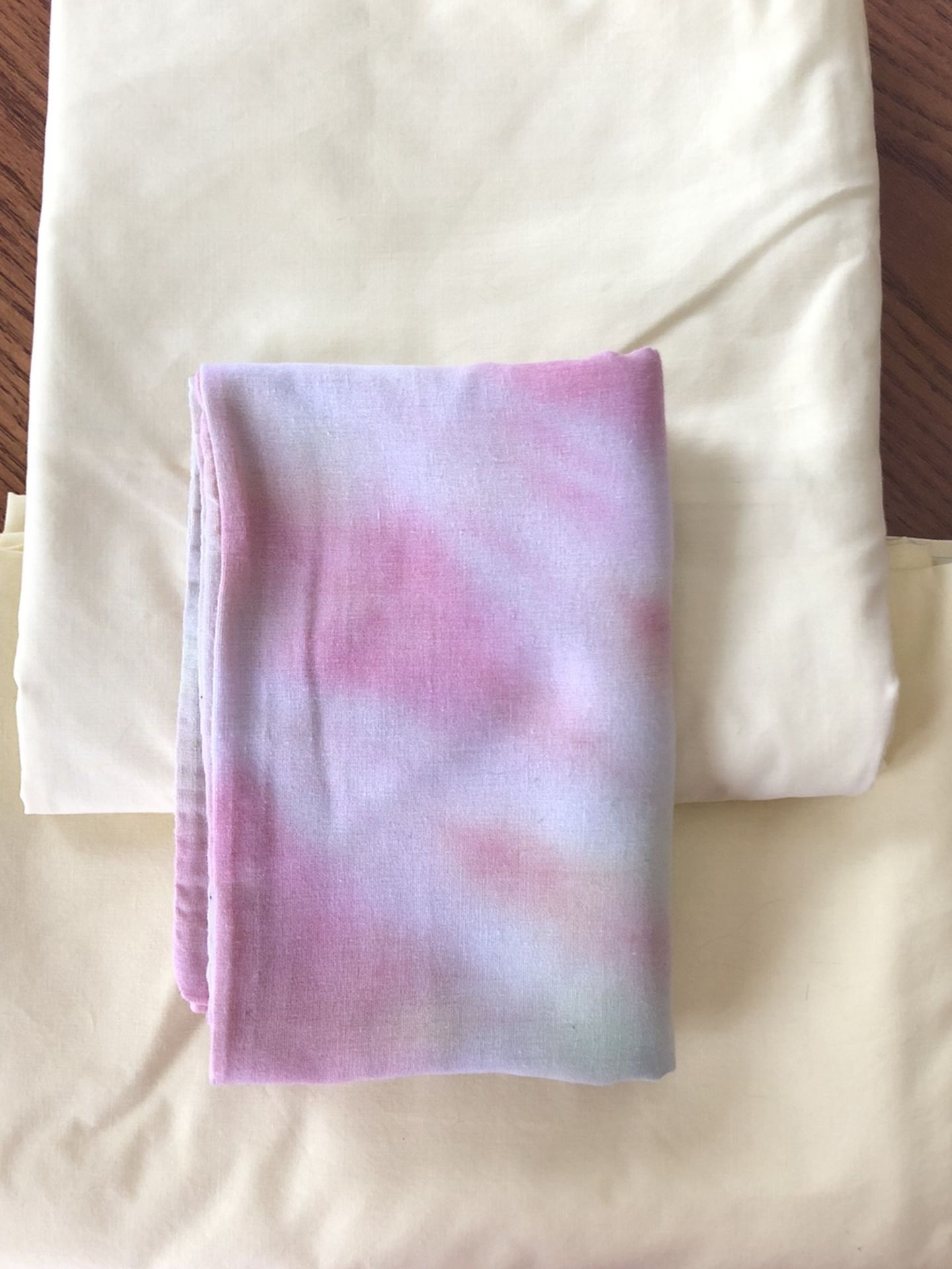 Twin Yellow/Tie Dye Sheet Set