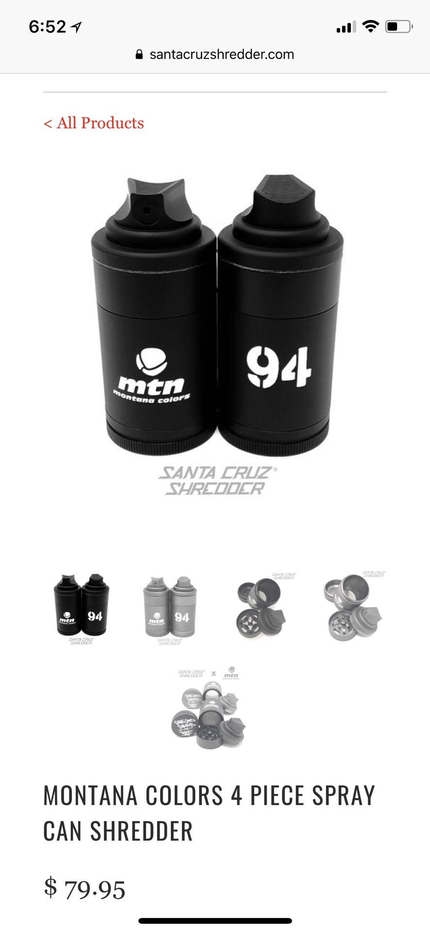 Santa Cruz shredder X Montana spray can