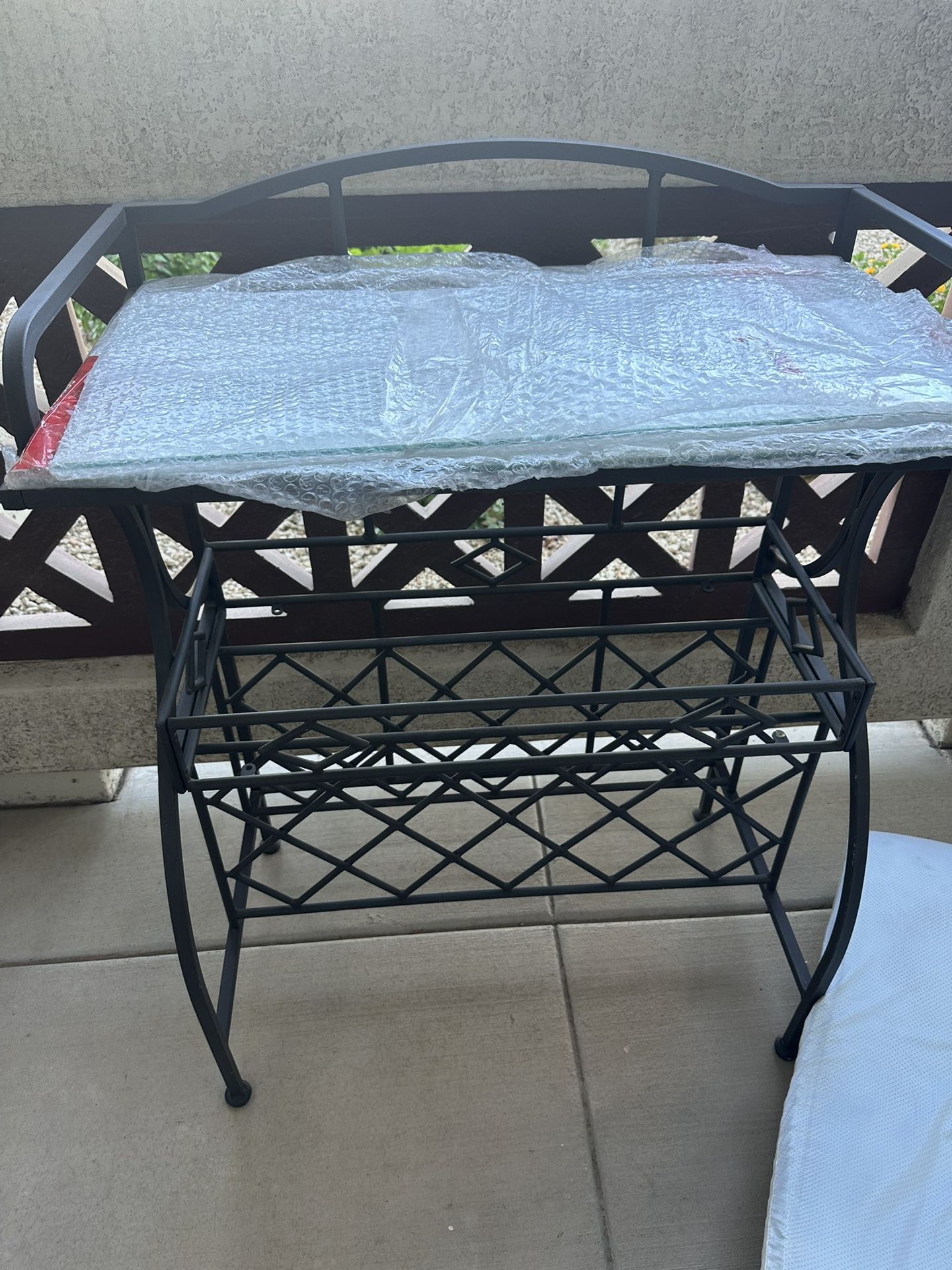 Wrought iron Wine/bar Rack