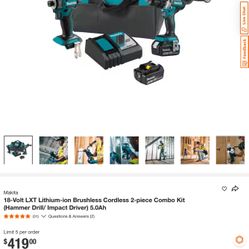 Makita Lxt 18v Li-ion