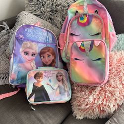Backpacks And lunch Bags