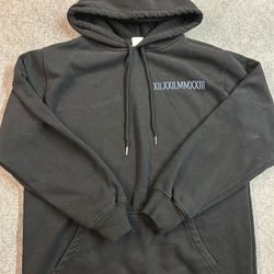 Hoodie With Roman Numerals