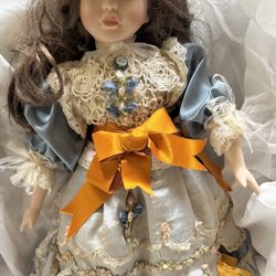 Beautiful 19 Inch Porcelain Doll About 20 Years Old 