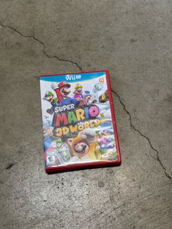 Super Mario 3d world Wii U game
