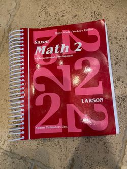 Saxon Math 2 Home Study Teacher's Edition