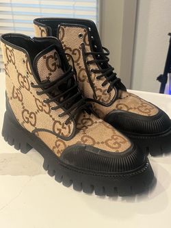 Gucci maxi GG boots size 9