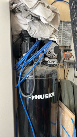 Brand new husky air compressor and 3 stage air drier system