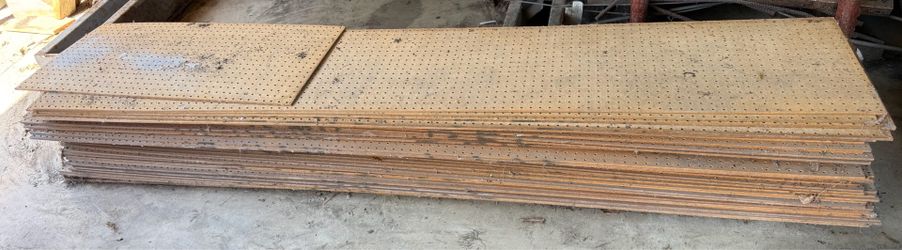 Pegboard Sheet Panels 18x96"