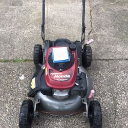 lawn mower honda 21-self propelled  side discharge 