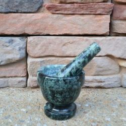 Vintage Small Marble Mortar & Pestle 