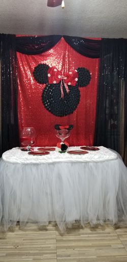 Minimouse backdrop decor