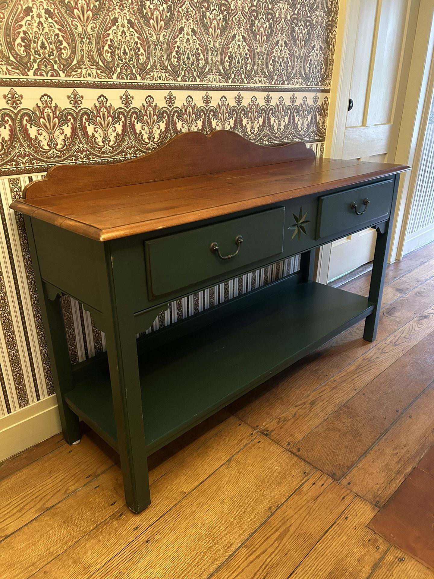 Ethan Allen Console Side board table 54” long x 17.25” depth x 35.5” tall,All Products : American Fashion Style Bags On Sale