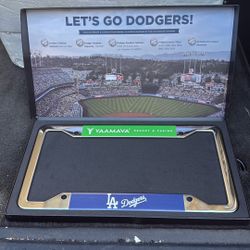 Yaamava Casino LA Dodgers License Plate Frame