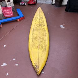 Vintage Surfboard  Size 8,6 Long 20 Wide 2 1/2 Thick 