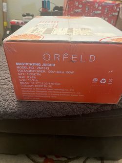 Orfeld.   Masticating Juicer