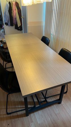 Dining room table and chairs
