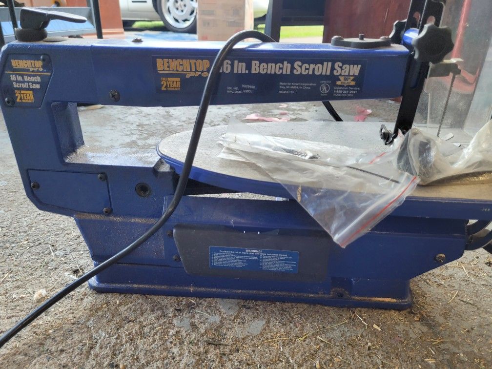 Benchtop pro 16 inch scroll deals saw