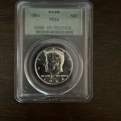 1964 Kennedy Half Dollar 90% Silver 