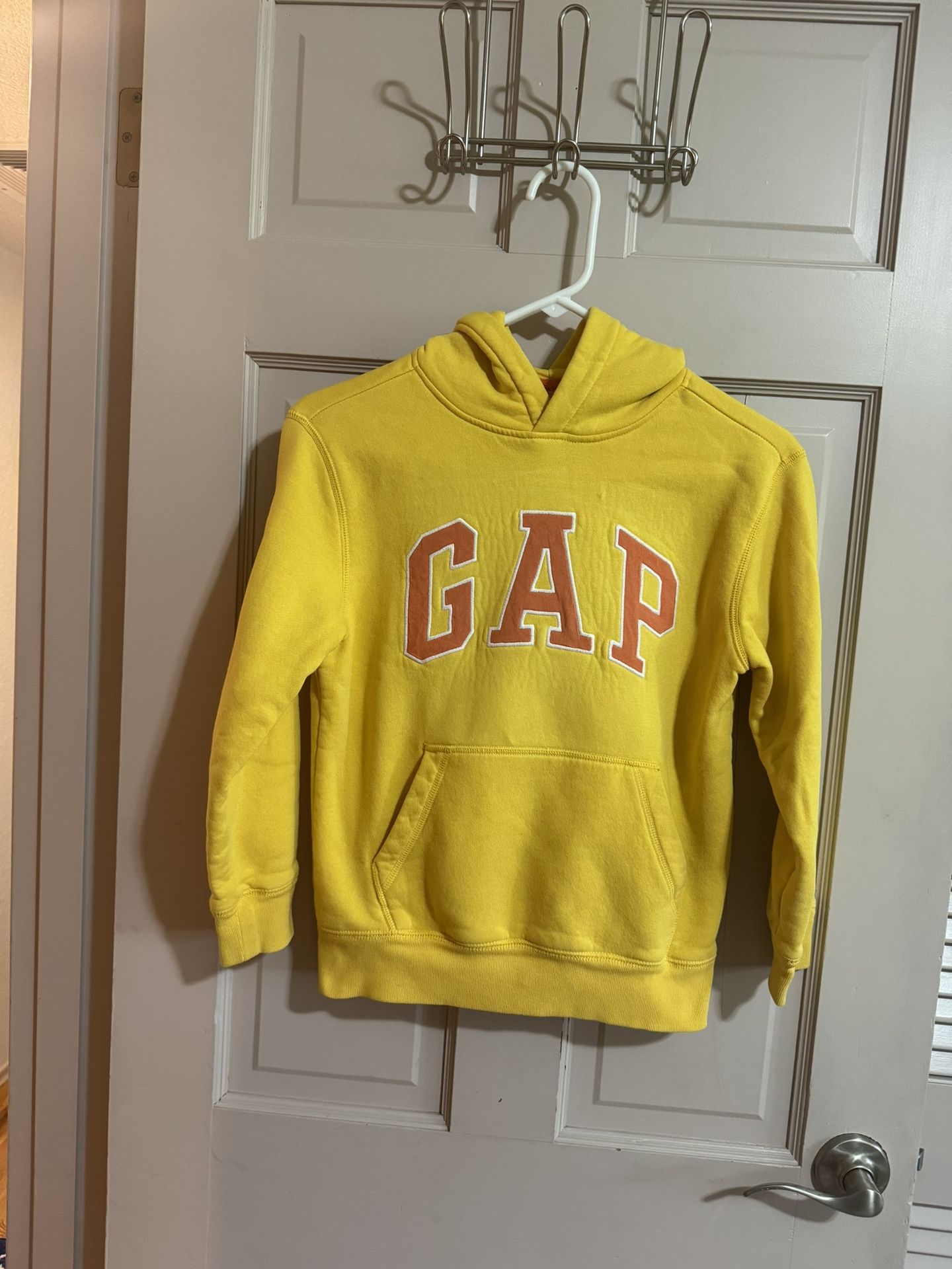 GAP Kids Yellow Pullover Hoodie Size Medium