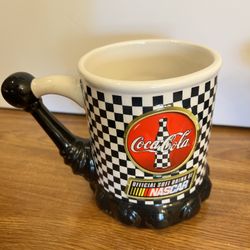 Official Coca Cola NASCAR Gearshift Ceramic Mug