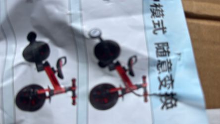 Small bike with training wheels