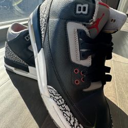 Jordan 3 Retro Black/Cement Grey CDP (2008) (GS)