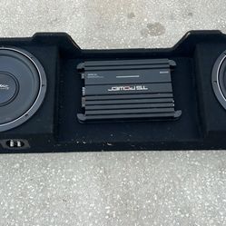 🔊 Subwoofer & Amp Combo – Fits 1(contact info removed) Chevy/GMC ESKAR Audio VS-2X12GM-1(contact info removed) EXT