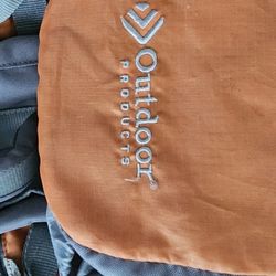 Backpack, Or duffel bag.