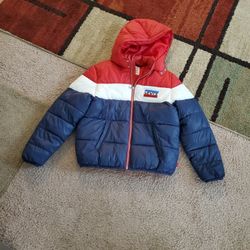 Red, Whit, & Blue Girl Levi's Jacket