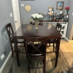  Modern 40” x 40” Dining Table Set 