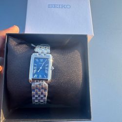 Seiko Quartz Blue Dial Ladies Watch SWR085P1