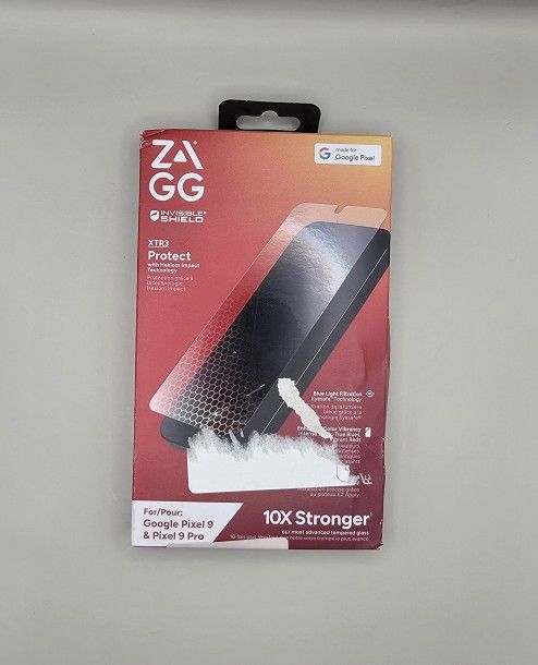 Zagg XTR3 Screen Protector – Google Pixel 9/Pro & Pixel 10/10 Pro – Brand New