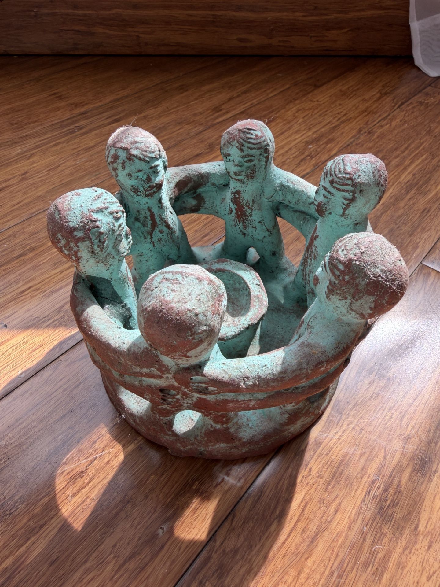 Candle Holder – Terracotta Folk Art