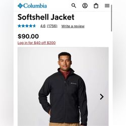Columbia Softshell Jacket
