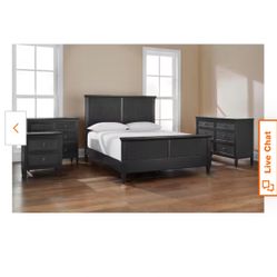 King Size Bed Frame Headboard and Baseboard Only