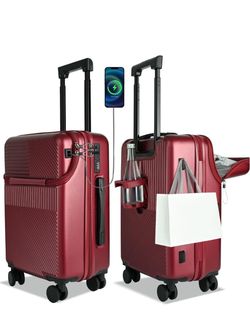 Carry on Luggage 20 inch Airline Approved, Carry on Suitcases with Wheels, Expandable Suitcase with