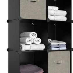  6-Cube Storage Organizer, Closet Organizer Storage Cabinet Shelf Bookcase Bookshelf,Storage Cubes Organizer 