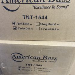 2 TNT American Bass 15s New