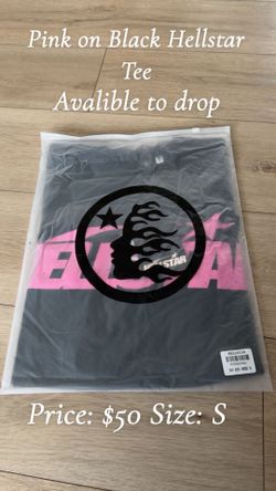 Pink on Black Hellstar Tee