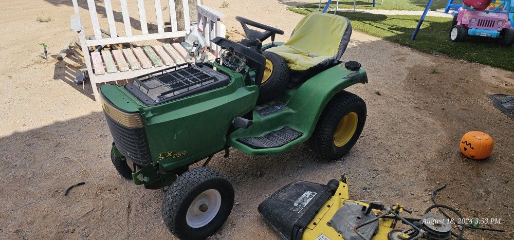 Mower Tractor John Deere Lx289 05